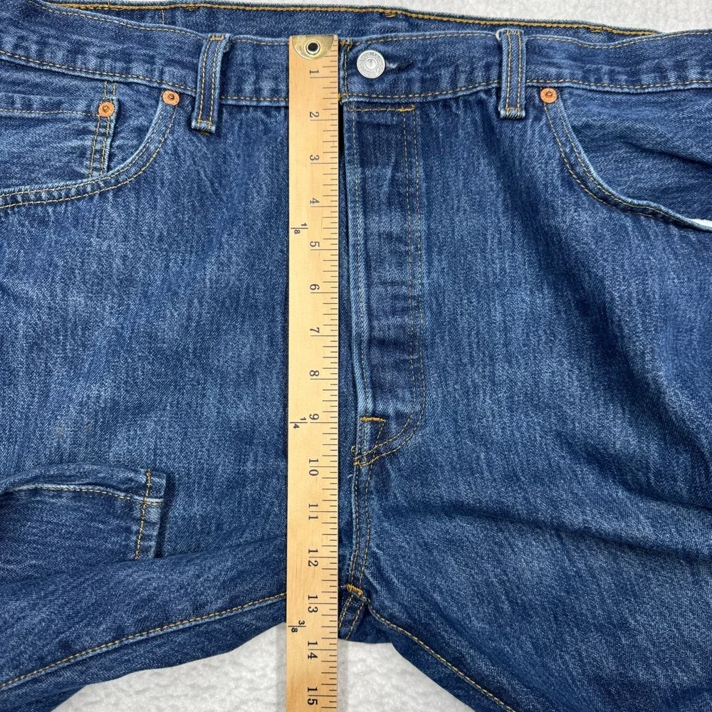 Levi's 501 Jeans‎ Dark Wash Straight Leg Denim Casual Men's Size 40x30